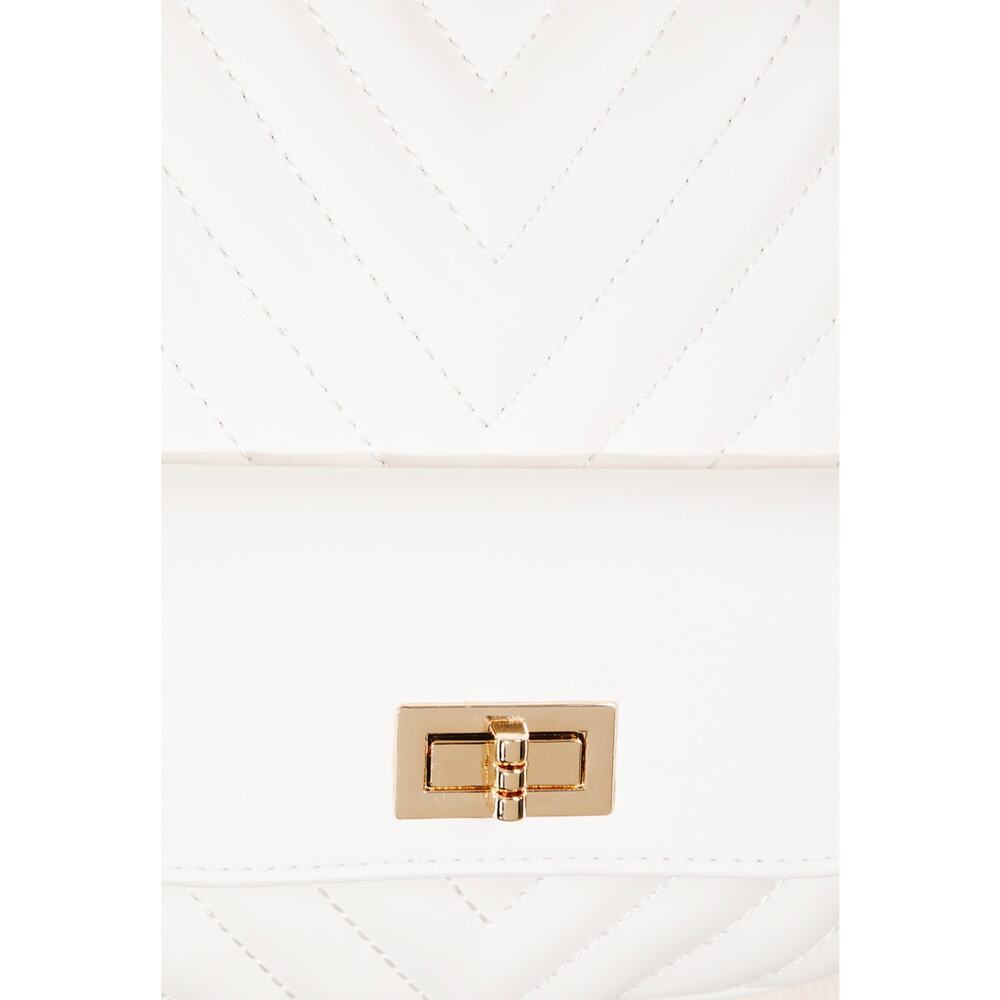 Faux Leather Sling Bag - Ivory - Picture 3 of 5